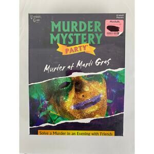 University Games Murder At Mardi Gras Murder Mystery Party Game New Sealed